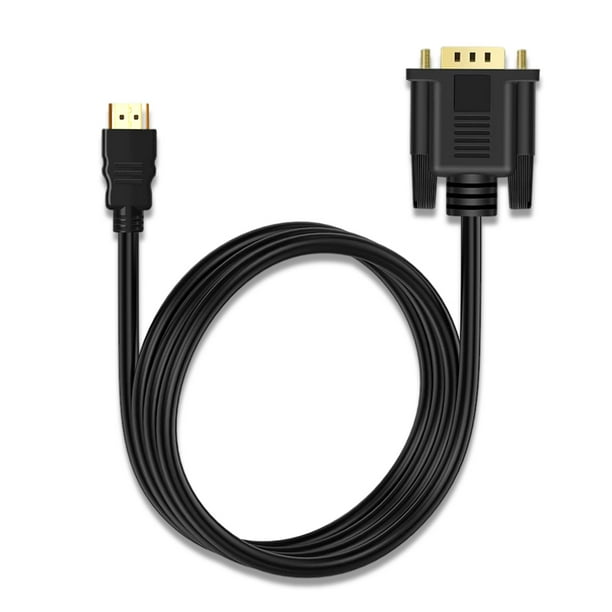 1080p compatible con HDMI a Cable de adaptador VGA Cable convertidor masculino para la computadora portátil portátil portátil DVD Player LCD Hotswap Guardung EL005015-00
