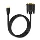 thumbnail image 1 of 1080p compatible con HDMI a Cable de adaptador VGA Cable convertidor masculino para la computadora portátil portátil portátil DVD Player LCD Hotswap Guardung EL005015-00, 1 of 1