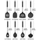 thumbnail image 2 of Juego de utensilios de cocina Bundlepro de silicona, 8 piezas con juego de acero inoxidable, 2 of 8