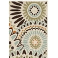 thumbnail image 6 of SAFAVIEH Veranda Petra Geometric Indoor/Outdoor Area Rug, 5'3" x 7'7", Cream/Chocolate, 6 of 7