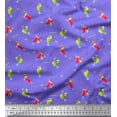 thumbnail image 1 of Soimoi Modal Satin Fabric Straw & Juice Beverages Printed Craft Fabric by The Yard 42 Inch Wide, 1 of 1
