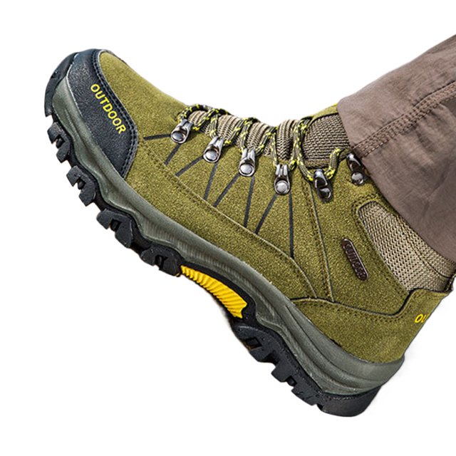 Botas Trekking Deporte Al Aire Libre Senderismo Hombres Tobillo Otoño Invierno Cálido