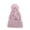 Pink, variant on Prolriy Beanie for Women Ski Women Hat Ski Warm Knit Cap Crochet Casual Fashion Winter Wool Beanie Winter Hats for Women Black