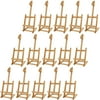 U.S. Art Supply 16" Mini Tabletop Wooden H-Frame Studio Easel (Pack of 12) - Artist Beechwood Painting and Display Easel