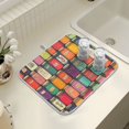 thumbnail image 4 of Yayeee Dish Drying Mat for Kitchen Counter 16" x 18" Microfiber Super Absorbent Coffee Decorative Pad, Beige Jar, 4 of 9