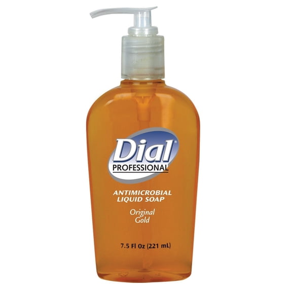 Effective Liquid Hand Soap- The Ideal Sensitive Skin Hand SoapGold Scented Clinically Proven| Refillable Soap Bottle with Pump 7.5 Fl OZ Per Pack, Pack of 4