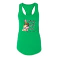 thumbnail image 3 of Teaching is a Work of Heart Pop Culture Ladies Racerback Tank Top, Kelly, Small, 3 of 5