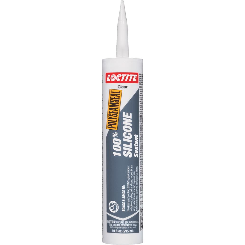 Loctite 1508974 Clear Polyseamseal 100 Silicone Sealant Tube, 10 oz