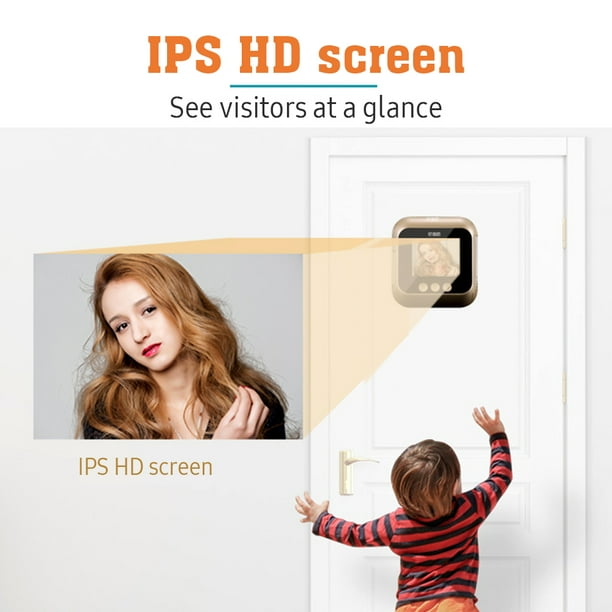 Peephole camera hotsell with wireless monitor