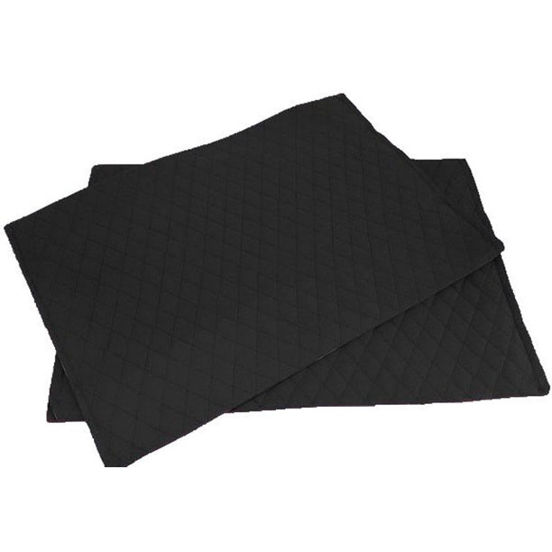 Quilted Placemats by Penny's Needful Things (Wedge Set of 2) (Black