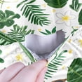 thumbnail image 5 of joogoo Summer Tropical Leaves Plumeria Flowers Pattern Men's Cycling Jerseys Mountain Bike Short Sleeve Tops M, 5 of 7