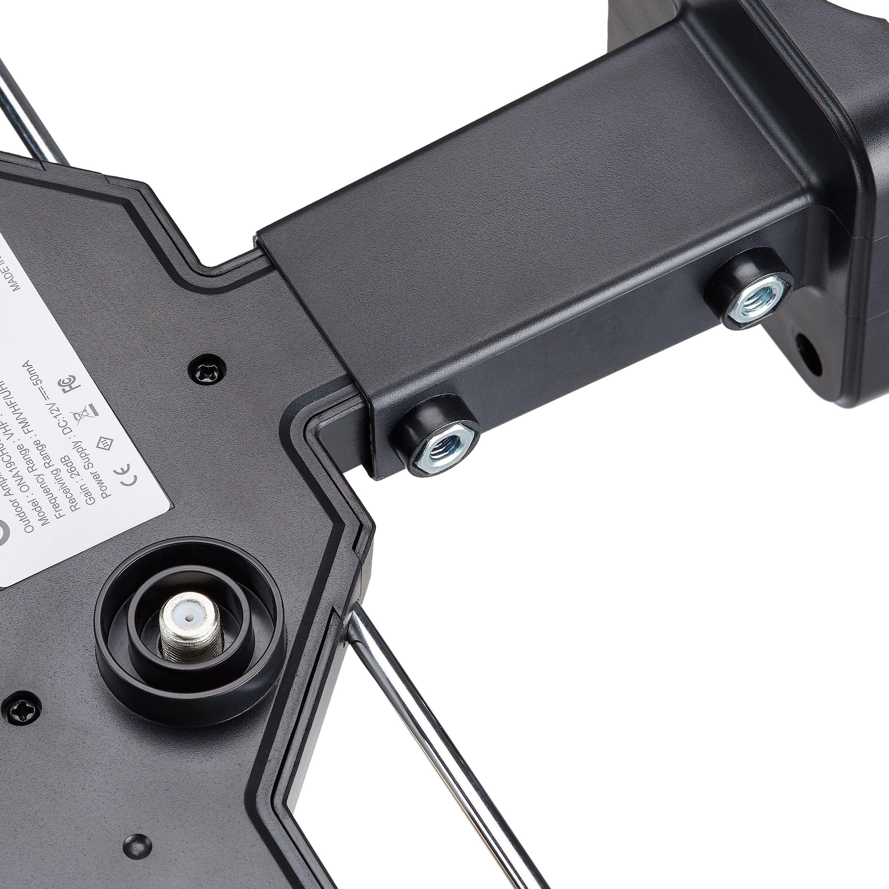 Onn Outdoor TV Antenna, Black