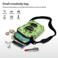 thumbnail image 7 of HELLHERO Clover Cats Adults Adjustable Crossbody Bag 2 Zippers Adjustable Shoulder Strap Crossbody Bag for Casual Travel, 7 of 7