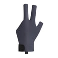thumbnail image 3 of 3 dedos Glove Billiard Juego informal Ligero Pooker Pool Glove Gris negro izquierdo S, 3 of 8
