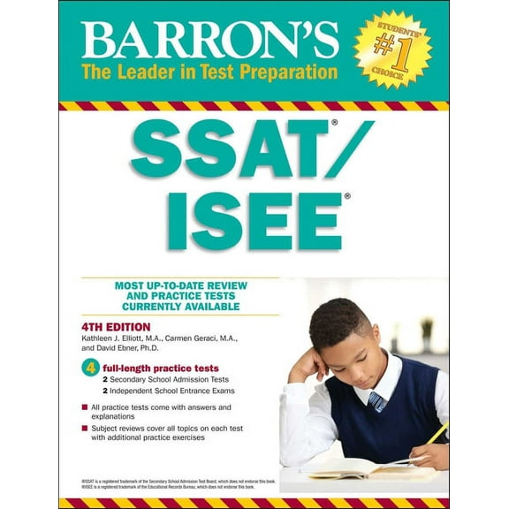 Barron's Test Prep Ssat/ISEE: High School Entrance Examinations, (Paperback)