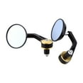 thumbnail image 2 of LAFGUR Kimiss Universal Motorcycle Rearview Mirrors, 1 Pair 7/8in Round Handlebar Bar End Rear View Mirrors Motorcycle Scooter Sidemirror, 2 of 2