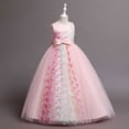 thumbnail image 1 of Vestido de noche para niños, vestido de princesa para niñas, cintura alta, sin mangas, vestido de niña anfitriona para actuación de piano, 1 of 3