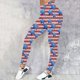 thumbnail image 5 of Gibobby Yoga leggings Mujeres Casual Cuatro de julio Día de la Independencia Impreso Deportes Leggings Pantalones largos(Azul,XL), 5 of 5