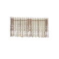 thumbnail image 5 of Faty-T 1 Panel White Lace Sheer Valances for Windows Farmhouse Floral Embroidered Rod Pocket Small Semi Sheer Window Curtains Treatment for Bedroom,Living Room,Kitchen,Basement,Cafe, 5 of 6