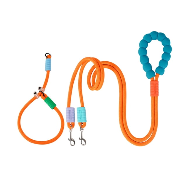 Double Head Leash For Two Dogs Surge And Escape With A Crossbody Strap For Walking Dogs A Walking