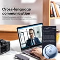 thumbnail image 3 of HLONK Ai Headphones Language Translation 144 Languages Translating Earbuds Real Time 3 in 1 Translation Earbuds Support Translate Listen Calling Two-Way Language Translator for Travel Bus, 3 of 8