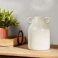 thumbnail image 2 of Mainstays by Becky G. & Alejandra 8" Ivory Ceramic Vase with Handles, 2 of 8