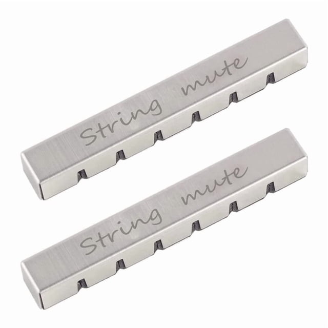 2X Adjustable Guitar Muter String Dampener Universal Guitar Fretboard Silence Pad Sponge Mute Mat