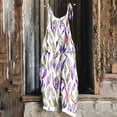 thumbnail image 2 of Kmdttou 2025 New Women Fashion Plus Size Print Sleeveless Two Pocket Casual Overalls Jumpsuit Jumpsuit Pants,S-5XL, 2 of 5