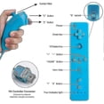 thumbnail image 3 of Blue Wii Remote Controller For Wii And Wii U Console, 3 of 5