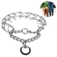thumbnail image 2 of Collar de adiestramiento para perros con puntas y hebilla de liberación rápida, collar de pellizco para mascotas de acero cromado, collar sin tirones para perros, collar de adiestramiento antitirones, 2 of 8