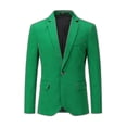 thumbnail image 1 of Mens Solid Color Slim Fit Business Casual Blazer, 1 of 4