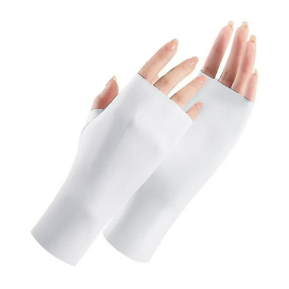 Uv Protection Gloves Uv Shield Gloves Women Fingerless Gloves Driving Gloves-yuyu
