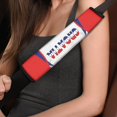 thumbnail image 4 of Chririnla Croatia Flag Theme Seatbelt Cushion Accessories 2 Pack, Car Seat Belt Pads Polyester SBR Composite Soft Breathable for Auto SUV Truck, 4 of 8