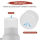 thumbnail image 3 of Uxcell Funda de Botella de Agua de Silicona [1PCS] - Funda Protectora Antideslizante para Proteger Botellas de Agua de Rasguños - [Blanco - 2.75 IN], 3 of 7
