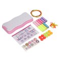 thumbnail image 4 of Kit de fabricación de pulseras de la amistad, juguetes para niñas de 6, 7, 8, 9, 10, 11 y 12 años, artes y manualidades, herramienta para hacer cuerdas, pulsera DIY, 4 of 5