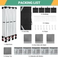 thumbnail image 4 of SANOPY 10' x 30' Commercial Instant Canopies Gazebo, Heavy Duty Pop Up Canopy with 4 Sandbags for Outdoor Market Activities, Gray, 4 of 9