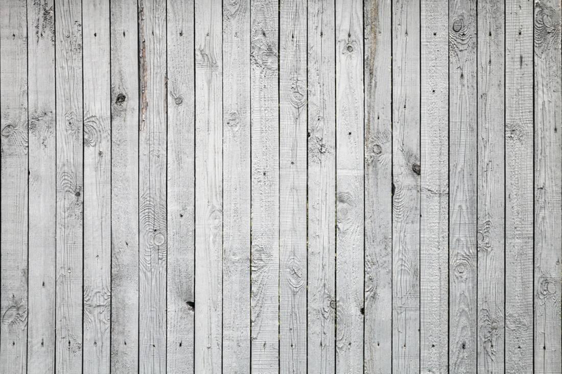 Background Texture Of Old White Painted Wooden Lining Boards Wall Print