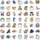 thumbnail image 3 of 100 pegatinas de animales adorables, paquete de pegatinas impermeables, pegatinas para botellas de agua, portátiles y maletas, pegatinas grandes, ideales para rellenar calcetines navideños., 3 of 5
