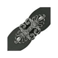 thumbnail image 2 of INSPIRE CHIC Women's Wide Stretch Corset Waistband Vintage Elegant for Pants Skirt 65x6cm/25.6x2.4" Black 1, 2 of 6