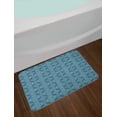 thumbnail image 2 of Abstract Bath Mat, Mosaic Ornaments from Bluish Small Dots in Geometric Design, Plush Bathroom Decor Mat with Non Slip Backing, 29.5" X 17.5", Slate Blue and Multicolor, by Ambesonne, 2 of 2