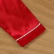 thumbnail image 5 of Odeerbi 1-8 Años Niños Niñas Pijama de Satén Con Solapa Entallada Camisa de Manga Larga Conjunto de Pantalones Suave Ropa de Dormir de Dos Piezas Pijama de Dos Piezas, 5 of 9