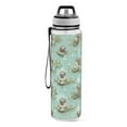 thumbnail image 2 of Sloth with Leaves 32oz Water Bottles with Straw Tritan Leakproof Sports Bottle BPA Free Clear for Fitness Gym Swimming Cycling, 2 of 7