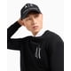 thumbnail image 5 of Gorra de Béisbol Armani Exchange para Hombre Negra y Blanca Bordada, 5 of 6