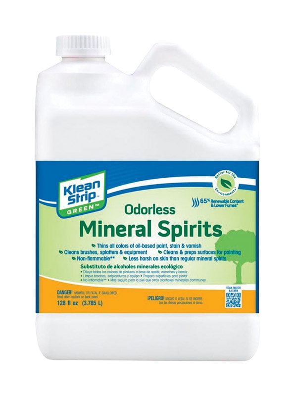 Klean Strip GKGO75CA Green Odorless Mineral Spirits, 128 Oz - Walmart.com