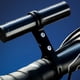 thumbnail image 4 of Extensor de manillar de bicicleta aleación de aluminio de fibra de carbono ligera para lámpara de luz de montaje de teléfono abrazadera doble roja, 4 of 10