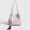 Pink, variant on Alikpop Elegant Tassel Bucket Tote Bag, Adjustable Dual Straps Casual Shoulder Crossbody Purse for Women, White