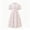 P306 White, variant on Tfken Soft Dresses Girls Comfy Holiday Travel Girls Floral Print Dresses Party Fashion Dailywear Short Sleeve Child Classic Clothes Size 8-9 Years
