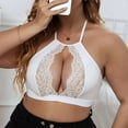 thumbnail image 4 of Munlar Robes For Women,Christmas Loungewear For Family,Women's Fashion Plus Size Sling Sexy Lingerie Lace Nightwear Pajamas Vest, 4 of 8