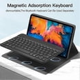 thumbnail image 4 of Étui Clavier Bluetooth avec Souris compatible Lenovo Tab P11 To J606F L 2 en 1 Support Housse Rétroéclairage Haute Qualité Cadeau, 4 of 5