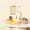 112#Yellow, variant on Hamster Feeding and Watering Set 260ml Food Tank 80ml Bottle, Automatic Gravity Dispenser for Small Pets, Spill Proof Easy Clean Combo for Hamster Gerbil Rat Daily Feeding
